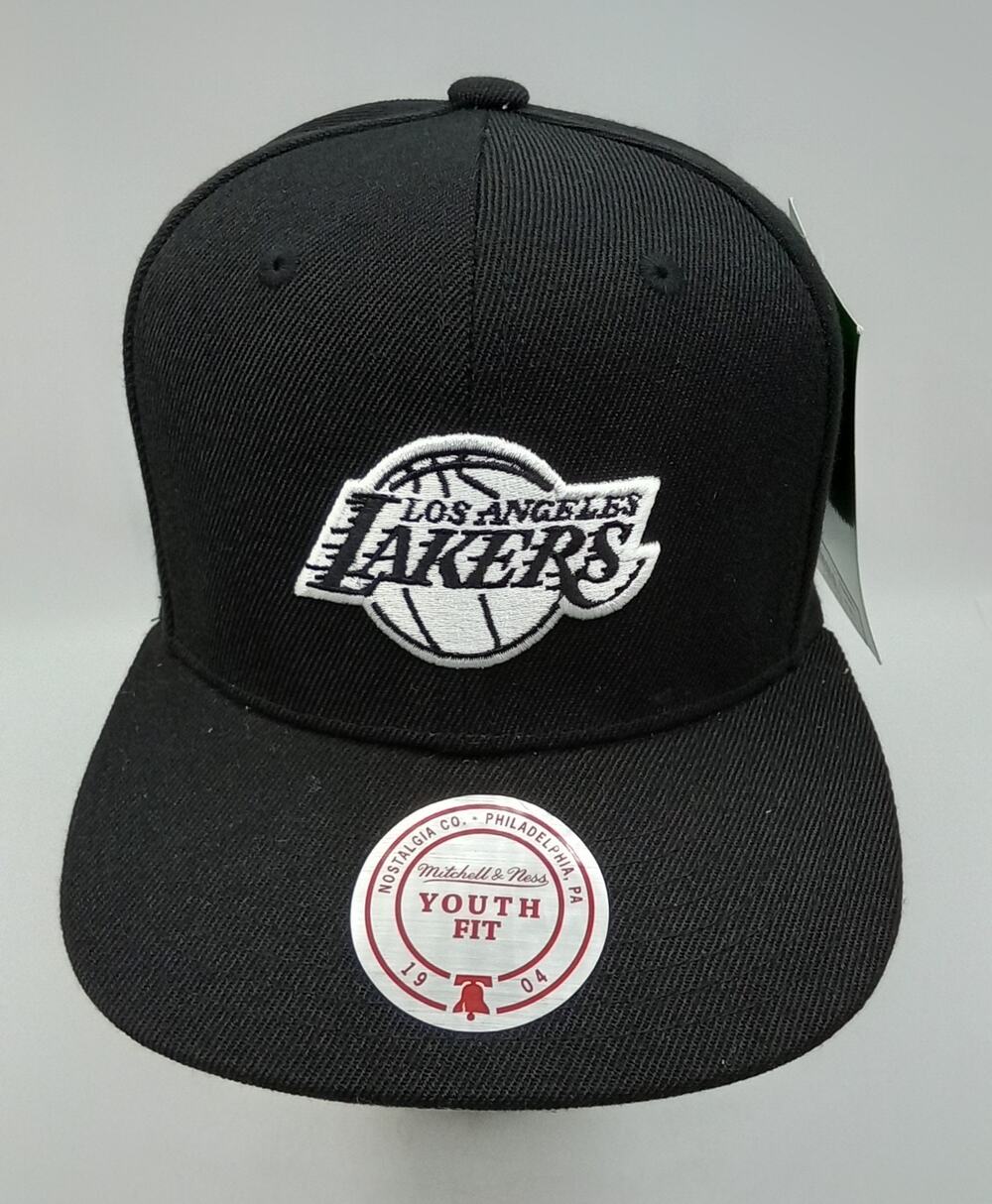 Los Angeles Lakers Black Mitchell & Ness Youth Cap Snapback
